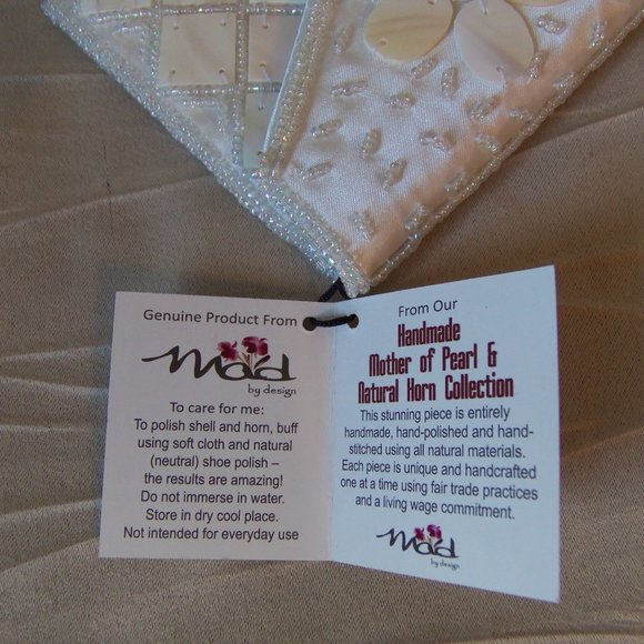 NWT Mod by Design Mother of Pearl Clutch - Picture 12 of 12